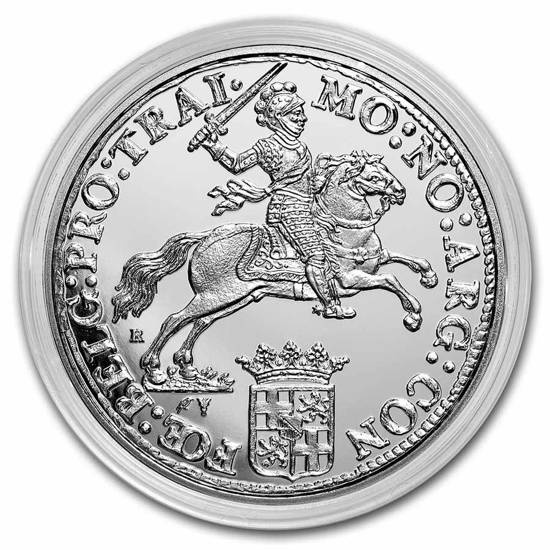 Netherlands: Ducaton Rider Restrike 1 oz Silber 2022