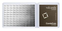 100 x 1g Sztabko Moneta Srebra CombiCoin Valcambi 2012