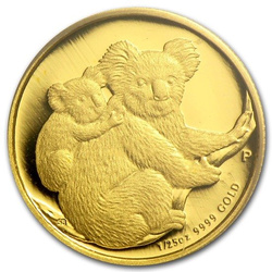 Koala 1/25 uncji Złota 2008 Proof
