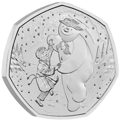 Le bonhomme de neige en cuivre-nickel 2023