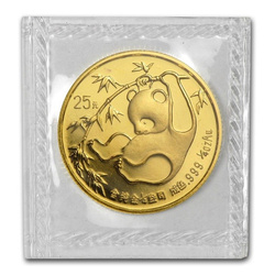 China Panda 1/4 oz Gold 1985