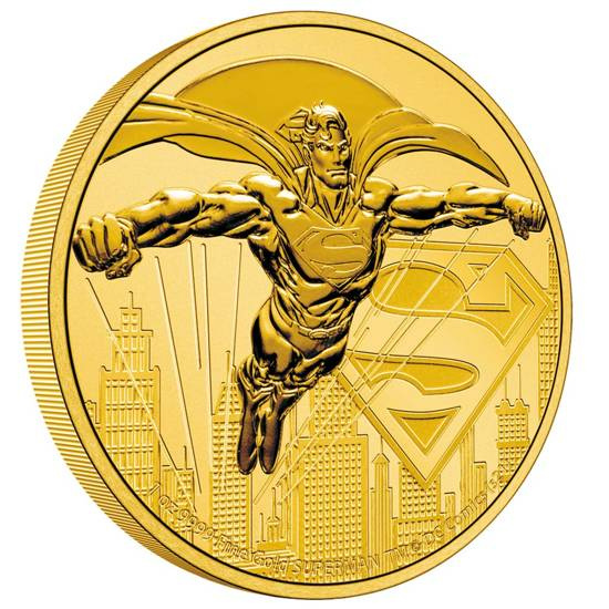 Niue: DC Comics - Superman 1 uncja Złota 2021