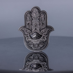 Hamsa 2 onces d'argent 2022 Stackable High Relief Antiqued