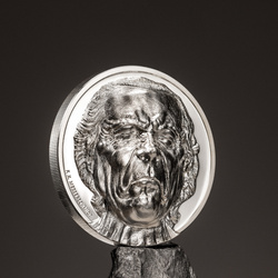 Cook Islands: Striking Heads - The Vexed Man 2 uncje Srebra 2023 Proof Ultra High Relief