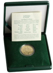 400. výročí polského osídlení v Severní Americe 100 PLN 2008 Proof