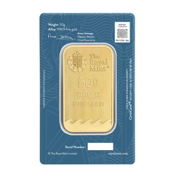 Sztabka The Royal Mint - Britannia 50 gramów Złota