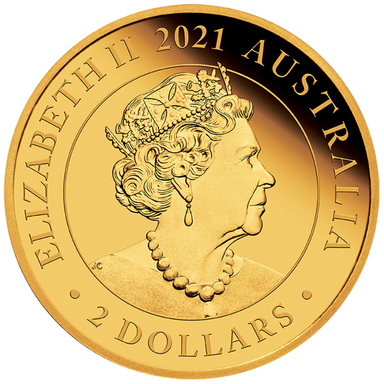 Australijski Kangur 0,5 grama Złota 2021