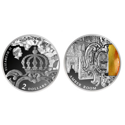 Niue: „Borostyánszoba“ 2 uncia ezüst Proof 2012