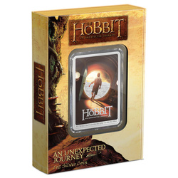 Niue: The Hobbit Poster - An Unexpected Journey coloured 1 oz Silber 2023 Proof