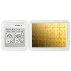 Sztabka Heraeus 50 x 1 gram Złota CombiBar