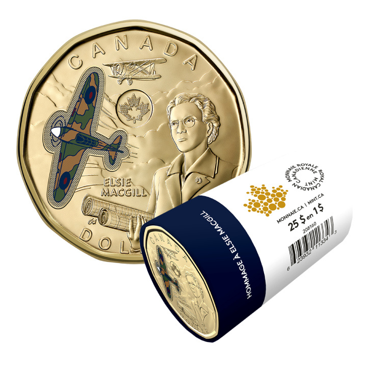 Canada: Honouring Elsie MacGill coloured $1 2023