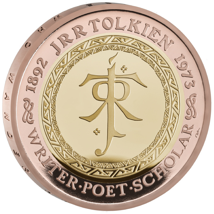 Celebrazione della vita e dell'opera di JRR Tolkien £2 Złoto 2023 Proof