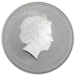 Lunar II: Rok Królika 2 uncje Srebra 2011