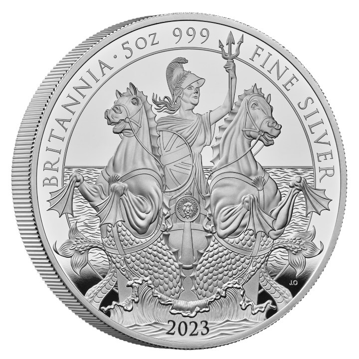 Britannia 5 uncia ezüst 2023 Proof
