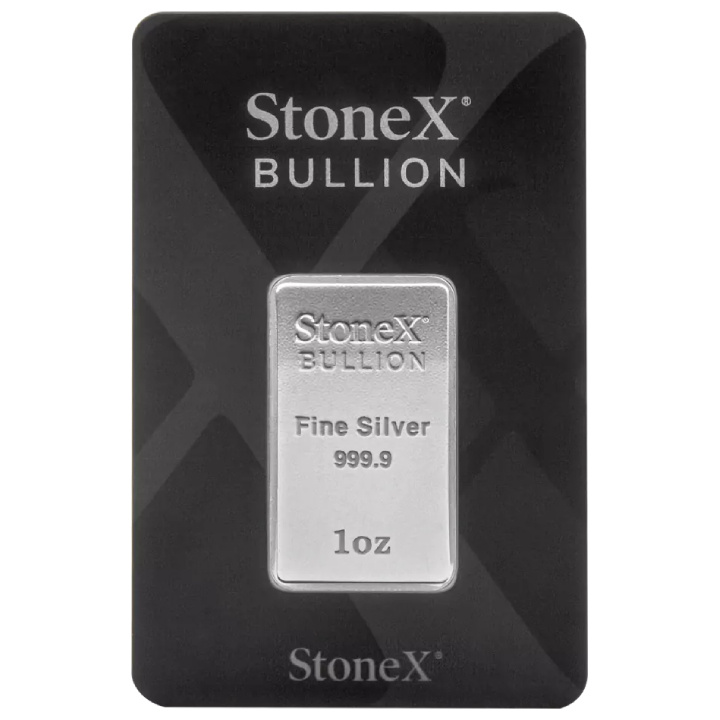 Lingotto StoneX Bullion 1 oncia d'argento