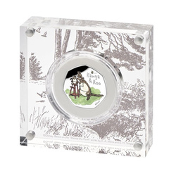 Winnie The Pooh - Kanga and Roo coloured Silver 2022 Proof 