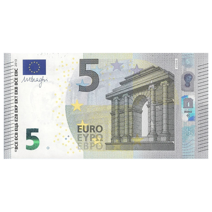 Billete de 5 euros (EUR 5) UNC 100 piezas