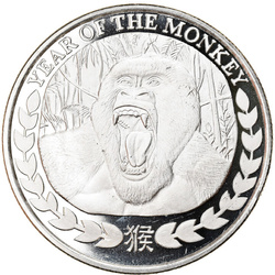 Somaliland: Year of the Monkey 1 oz Silver 2016