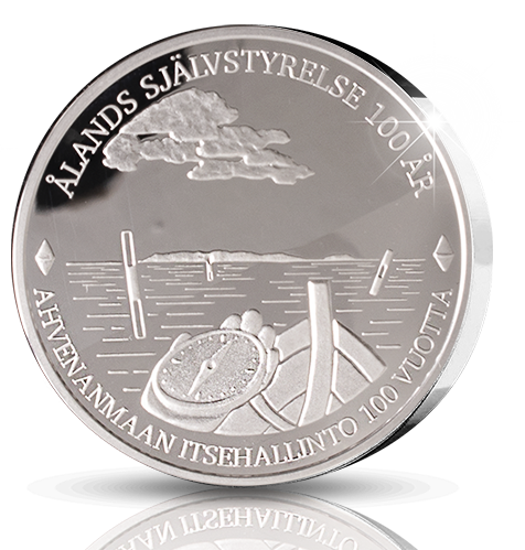 Åland Autonomy - 100 Years 20 Euro Silber 2021 Proof