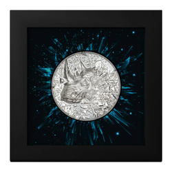Cook Islands: Silver Burst – Rhino 3 oz Silver 2025 Proof