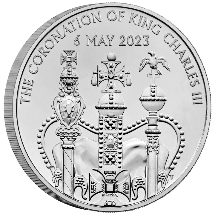 Încoronarea Majestății Sale Regele Charles al III-lea £5 Cupronichel 2023