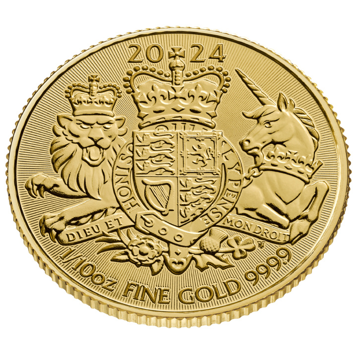The Royal Arms 1/10 oz Gold 2024