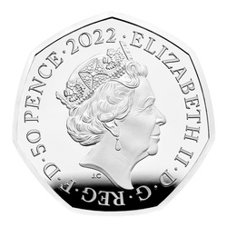 Alan Turing Argent 2022 Proof Piedfort Coin