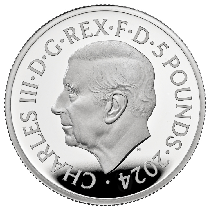 Buckingham-palota 5 font ezüst 2024 Proof