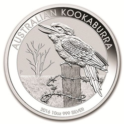 Kookaburra 10 uncji Srebra 2016
