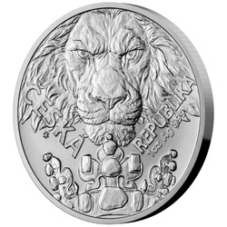 Niue: Czech Lion 1 uncja Srebra 2023