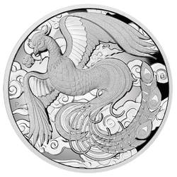 Chinese Myths and Legends: Phoenix 2 oz Silver 2022 Proof High Relief