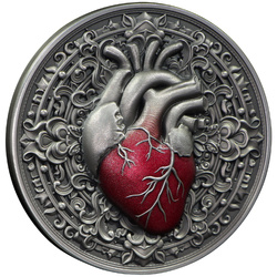 Niue: Essentia - COR coloured $5 Silber 2024 High Relief Antiqued Coin