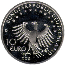Allemagne, 10 euros Cuivre-nickel Différentes années
