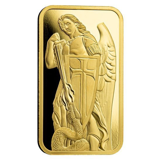 Sztabka PAMP 1 uncja Złota Archanioł Michał