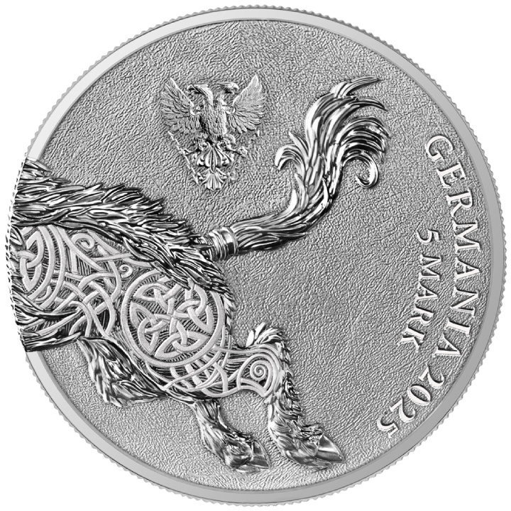 Germania: Bestias - Gullinbursti 1 oz Plata 2025