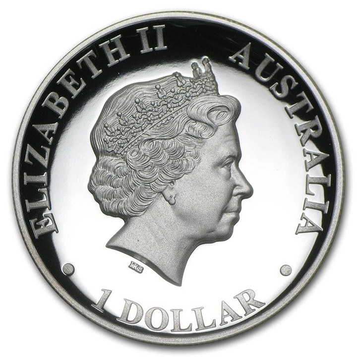 Canguro australiano 1 oncia d'argento 2010 High Relief PROOF