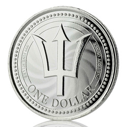 Barbados: Trident 1 oz ezüst 2019