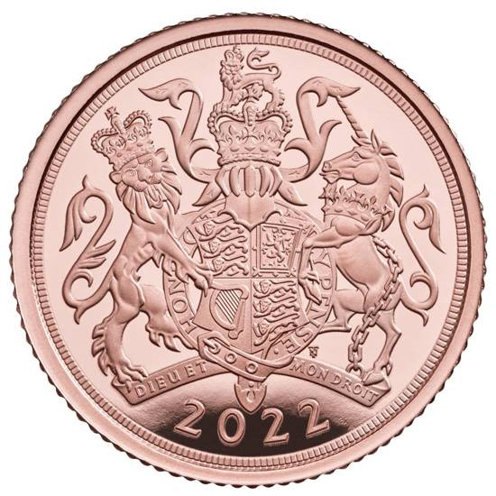 Royaume-Uni : demi-souverain Elizabeth II 2022 Proof