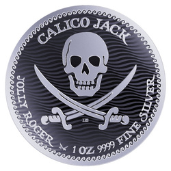 Niue: Jolly Roger - Calico Jack 1 oz Plata 2022