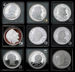 Répliques des Pièces les Plus Chères du Monde - Médaille en série aléatoire 20 grammes Argent
