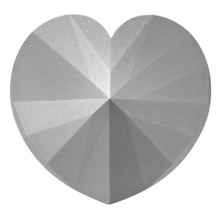 Canada: Heart Diamond $50 Argento 2025 Moneta sagomata opaca Proof