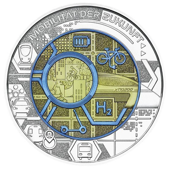 Serie Niobium: Mobilità intelligente 25 Euro 2021