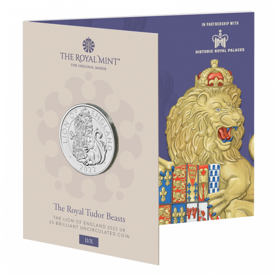 The Royal Tudor Beasts Lion of England Cupronichel 2022