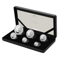Ensemble de 6 pièces Britannia Argent 2024 Proof