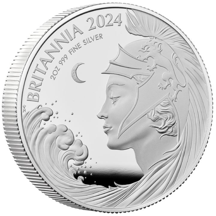 Britannia 2 oz Silber 2024 Proof Coin