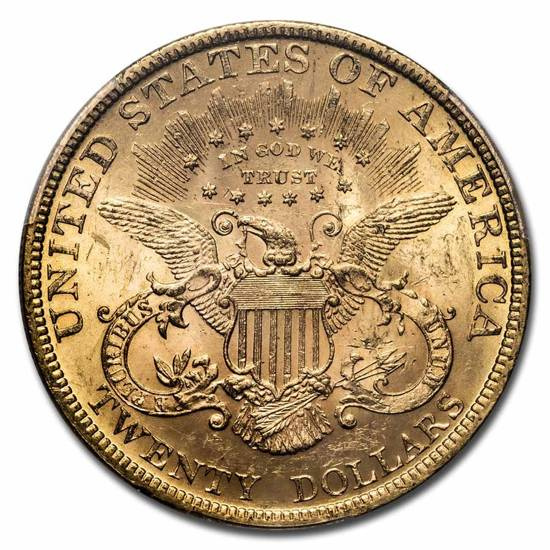 1894 20 $ Liberty Gold Double Eagle MS-61 PCGS