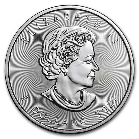 Canadian Maple Leaf 1 oz Silver 2021