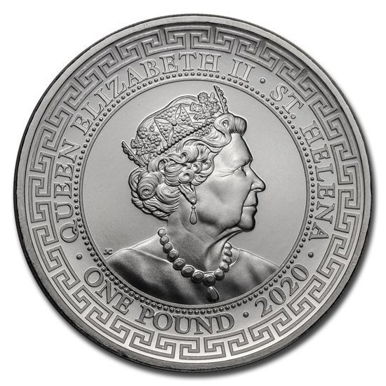 Święta Helena: Trade Dollar 1 uncja Srebra 2020