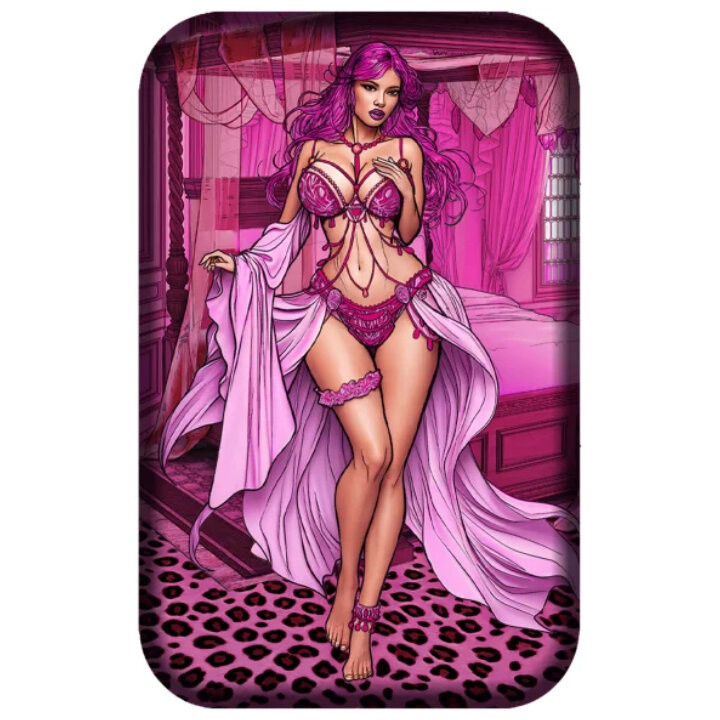 Lingotto Asturmint: The Deadly Seven Sins - Lust colorato 2 once d'argento 2024 Antique Finish