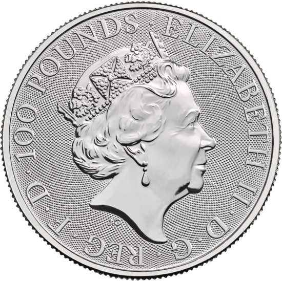 Le bestie della regina: Cavallo bianco di Hannover 1 oncia di platino 2021